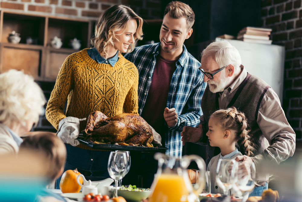 Family at Thanksgiving