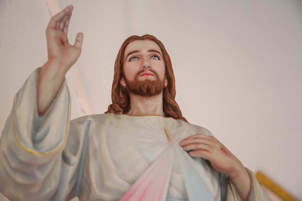 Divine Mercy statue of Jesus