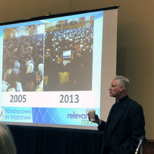 Father Rocky presents at Catholic Media Conference 2018