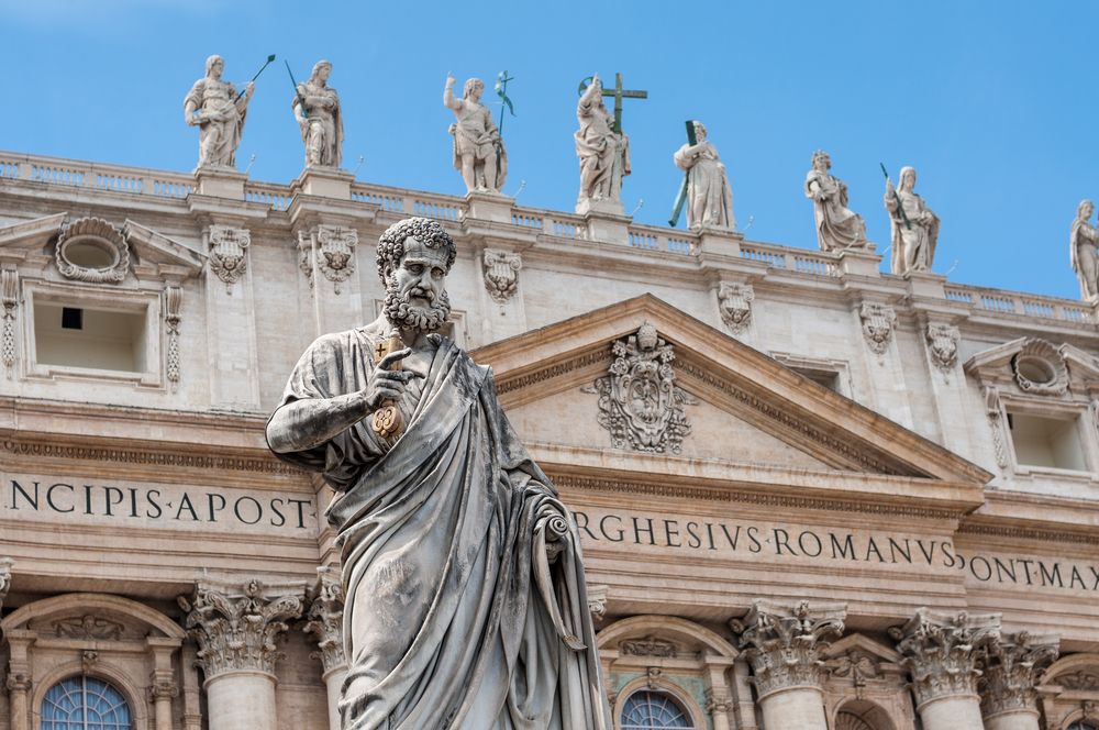 Statue of St. Peter at Vatican City