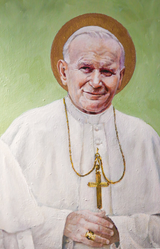 Saint John Paul II painting