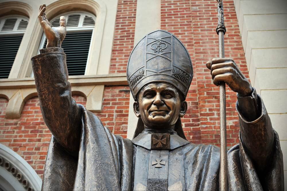 St. John Paul II statue