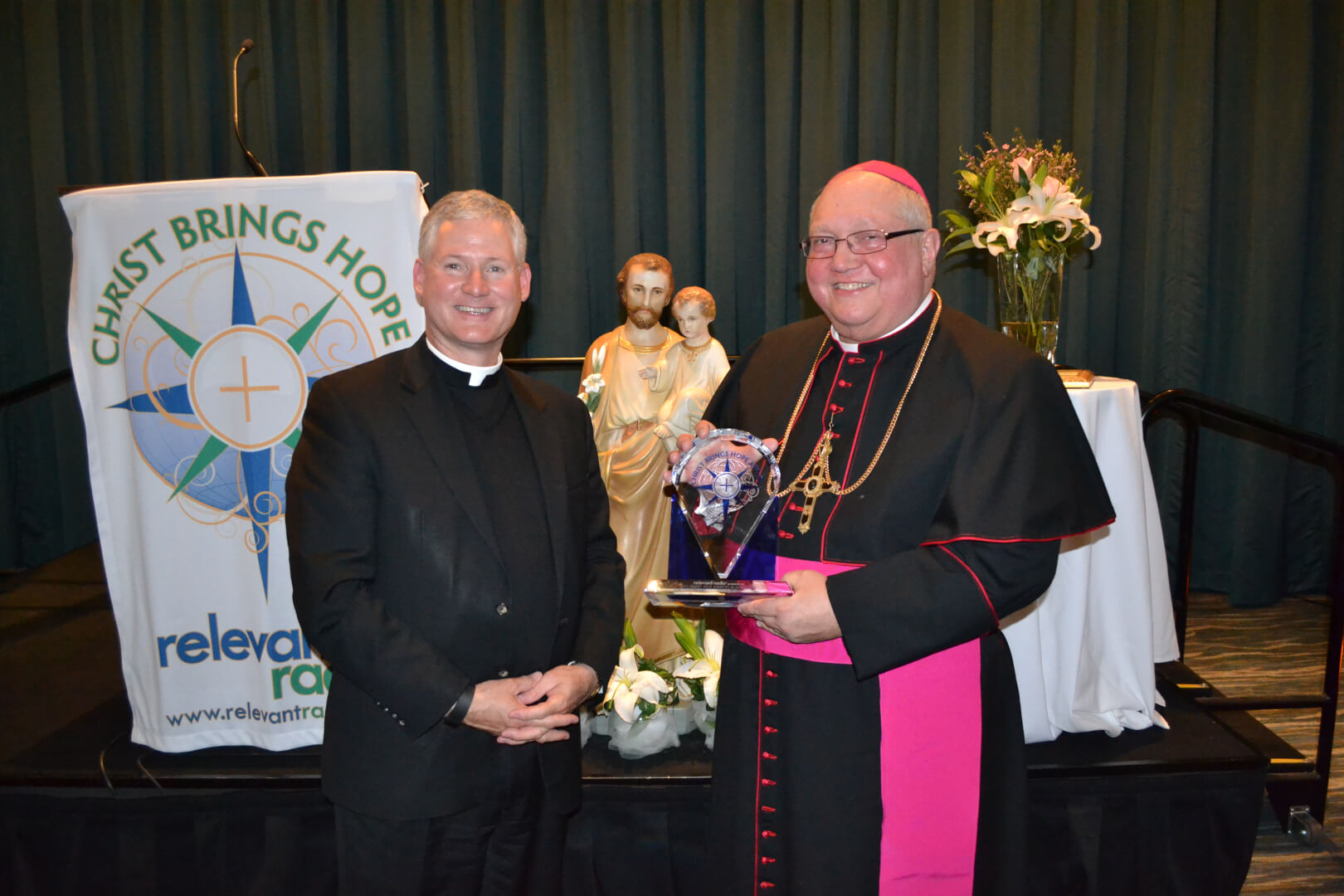 Fr. Rocky and Bishop Morlino