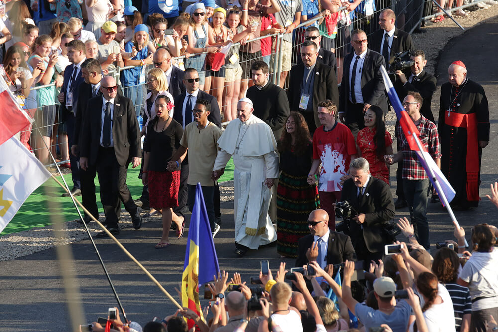 Pope Francis at WYD in Poland