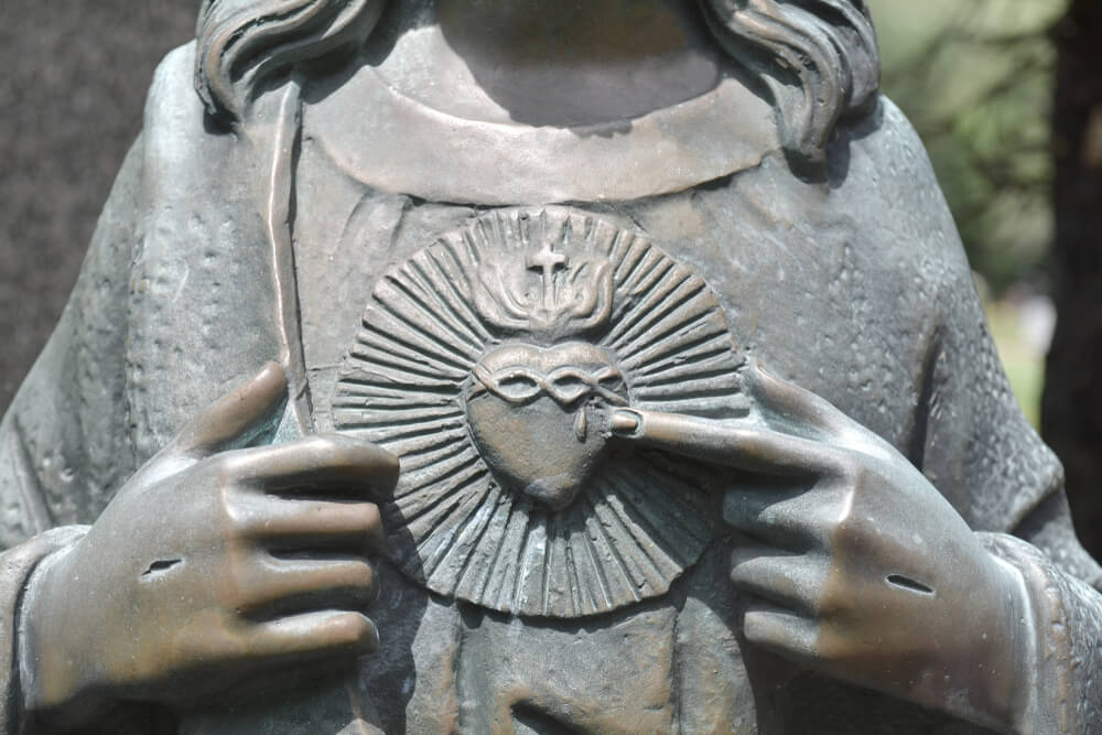 Sacred Heart statue
