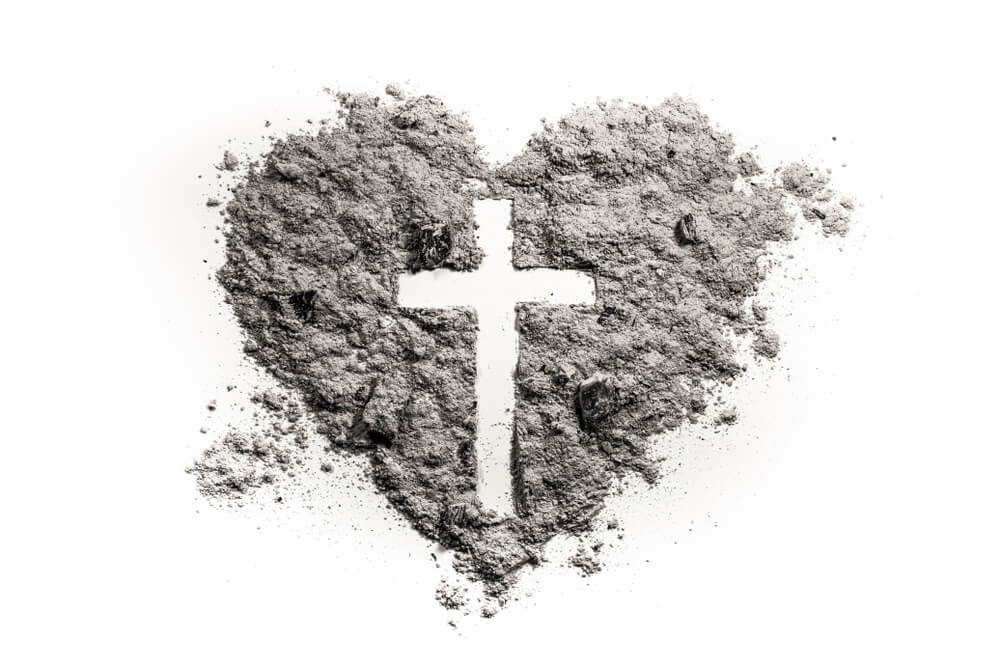 heart of ashes with cross