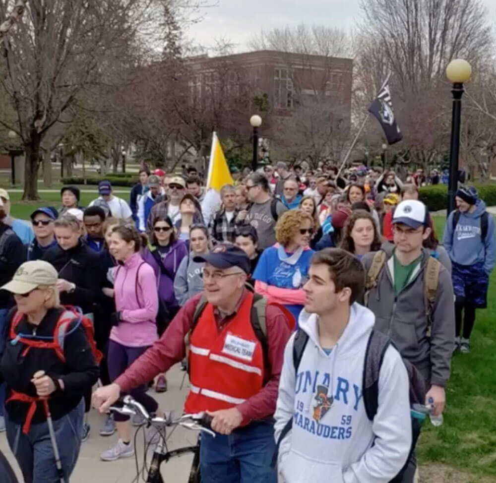 Nearly 2,000 Pilgrims Join in the Walk to Mary Pilgrimage Relevant Radio