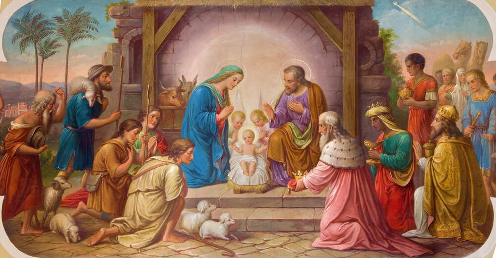 Nativity Scene fresco