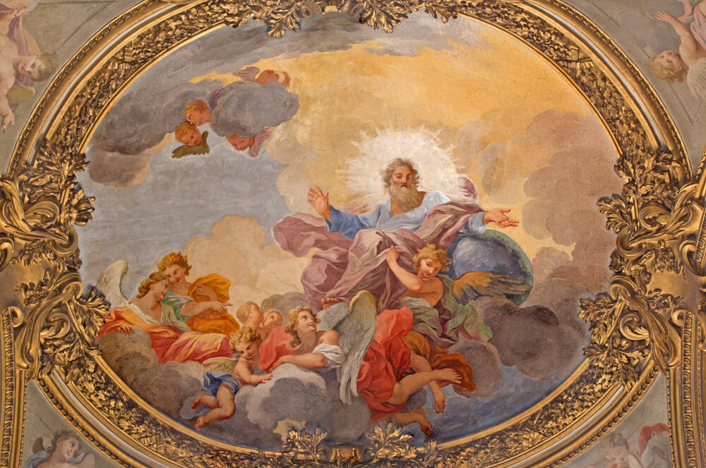 fresco of God the Father