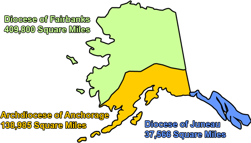 Alaska diocese map
