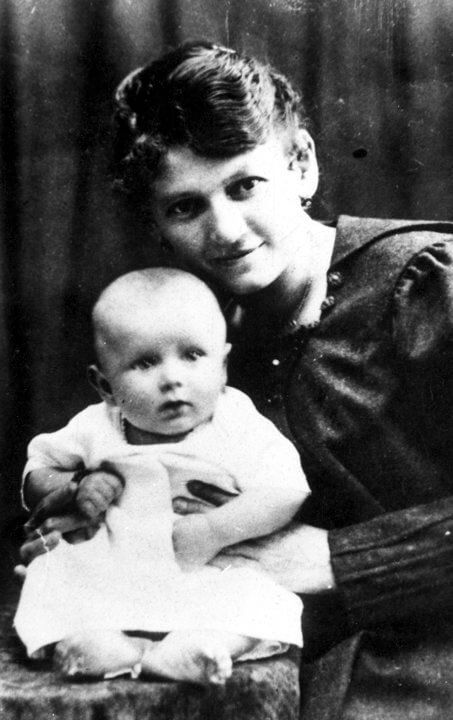 Emilia and her son, Karol Wojtyla (St. John Paul II)