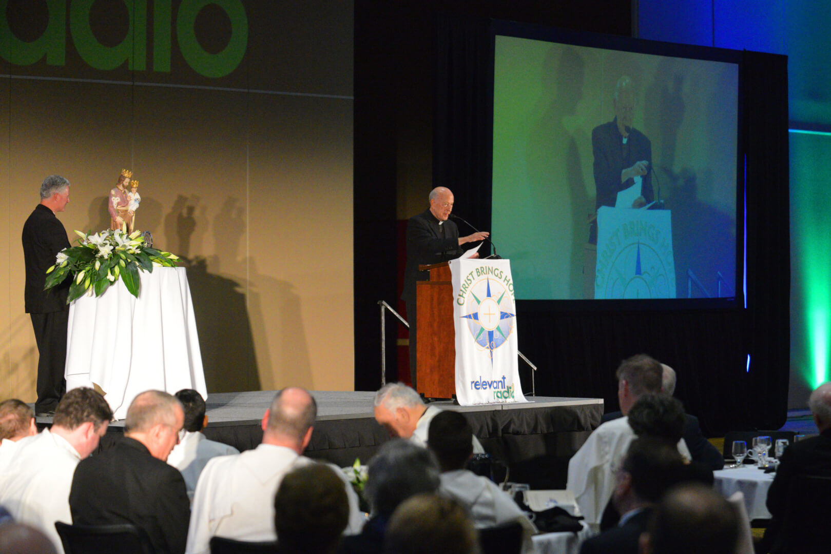 Fr. McBride receives the CBH Award