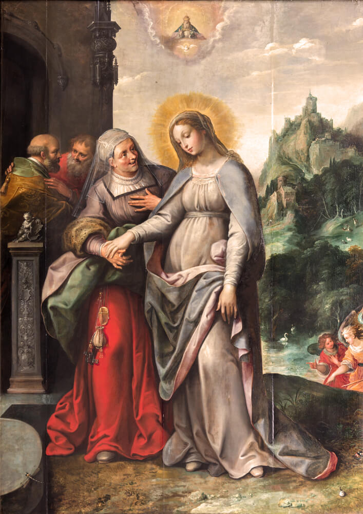 the Visitation of Mary to Elizabeth