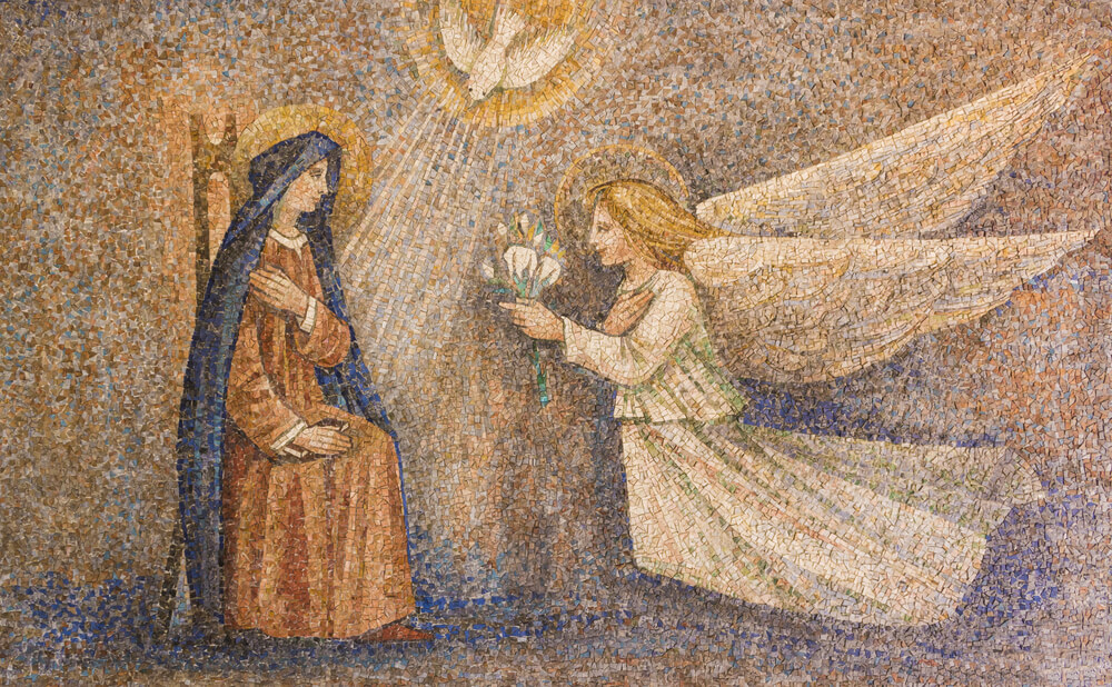 Mary becomes Ark of the New Covenant at the Annunciation