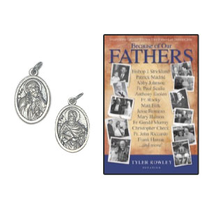 SS Peter and Paul Medal plus the book Because of Our Fathers.