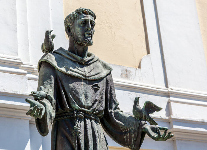 Saint Francis of Assisi was asked to leave behind everything he knew