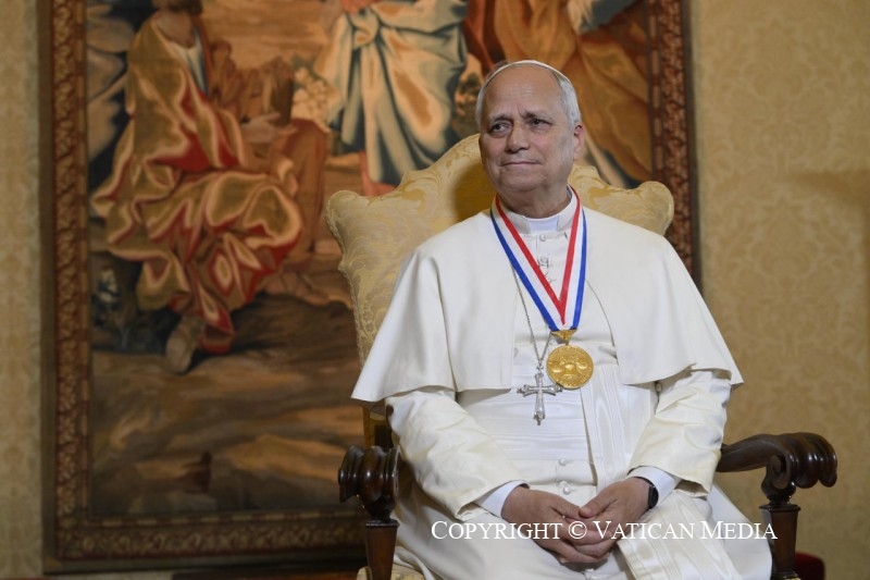 Pope Leo XIV Acceptance of the Liberty Medal of the National Constitution Center (USA)